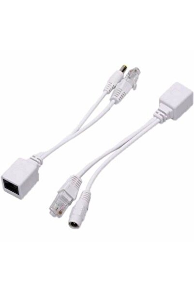 Genel Markalar Pasif PoE Enjektör Adaptör Seti | RJ45 + DC Uçlu | IP Kamera v...