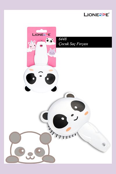 Lionesse Hair Brush White Panda 6448