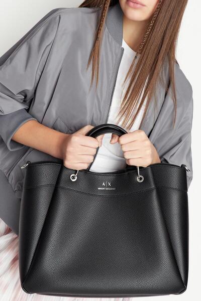 Armani Exchange Black Women's Handbag