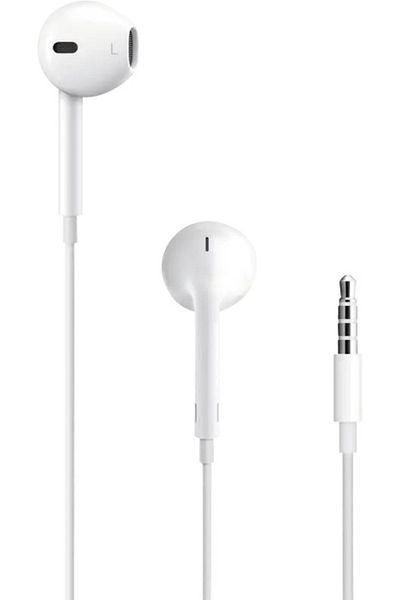 Apple EarPods with 3.5mm Headphone Plug, Built-in Remote and Mic, Sweat-Resistant – White