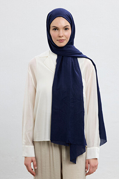 Qef Bamboo Shawl Navy Blue