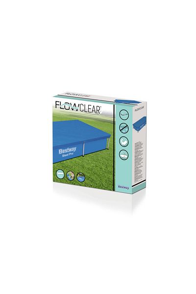 BESTWAY بست واي-غطاء مسبح مستطيل 221X150 سم -26-58103
