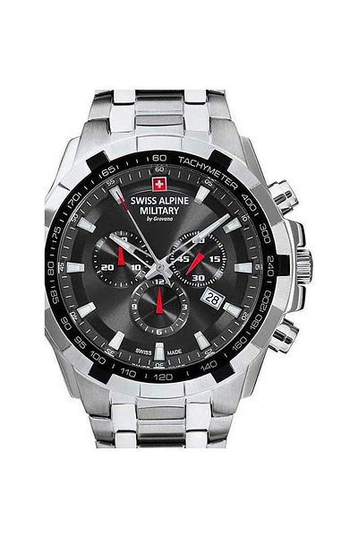 Swiss Alpine Military Mens Watch Swiss Military 7043.9237, Quartz, 47mm, 10atm