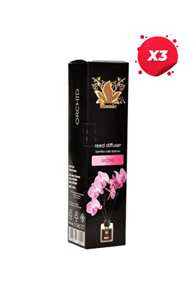 Mozaik Odorizant de cameră Mozaic Orchid cu bețișoare, 100ml x3