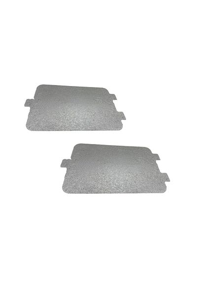 Supervac Microwave Oven Reflective Plate Set of 2, Compatible with Arçelik Md220K, Md220S, Beko Bmd220S, Bmd220K