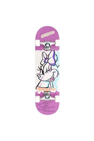 Seven Large wooden skateboard Minnie Pink, Disney