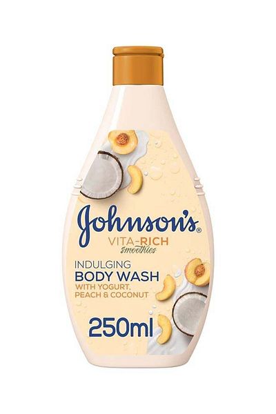 Johnson Body Wash - Vita-Rich, Smoothies, Indulging, Yogurt, Peach & Coconut 250ml