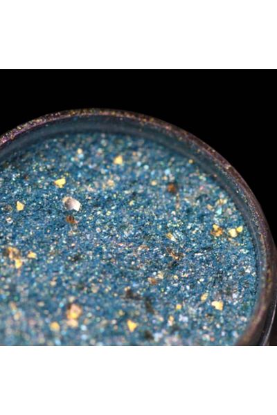 Kajol Beauty Pigment PK162 (albastru deschis cu irizare aurie și microparticule auriu-bronz) KAJOL Beauty®, 1g