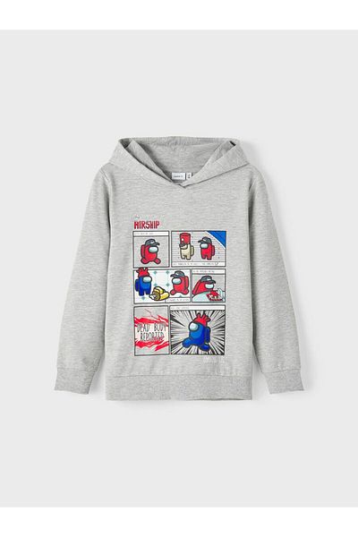 name ıt Name It Hooded Gray-Melange Boy's Sweatshirt13221796