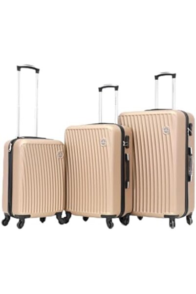 champs مجموعة حقائب سفر صلبة للجنسين مكونة من 3 قطع - 28-112/3tr-cha- L 28-m ...