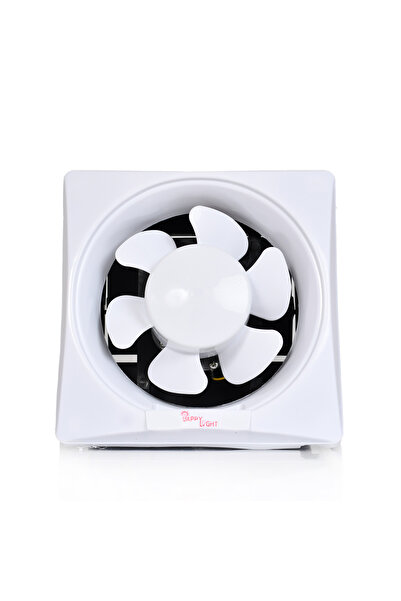 Happy Light مروحة شفط بلاستيك جدارية للمطابخ والحمامات 8 إنش 30W