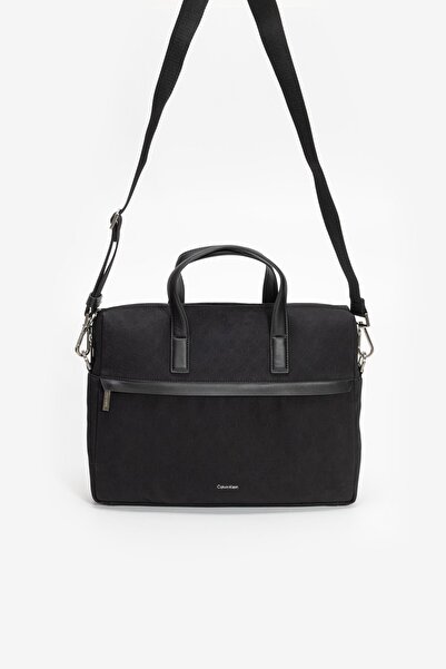 Calvin Klein Black Men's Laptop Bag Ck Must Laptop Bag Mono