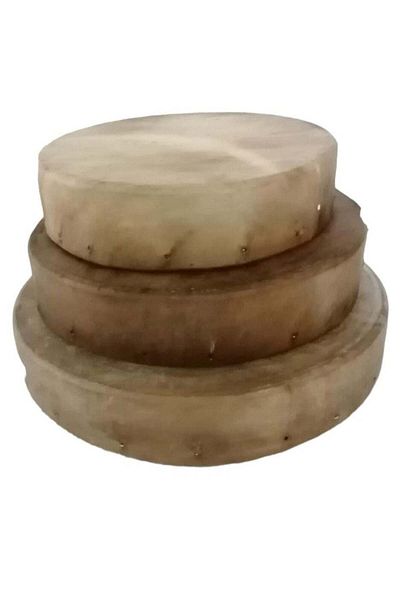 alkaraz music 3-piece leather drum set