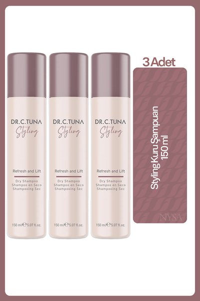 Farmasi Dr. C. Tuna Styling Dry Shampoo Kuru Şampuan 150 Ml - 3 Adet