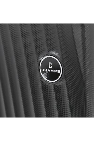 champs Unisex 3 Piece Hard Trolley Bag Set-28-112/3tr-grey L 28-m 24-s 20 Fits All Tastes. (3 PIECE SET)