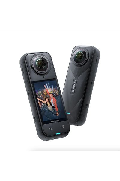 Insta360 X5 - كاميرا أكشن 8K 360° مقاومة للماء، إضاءة خافتة، تأثير عصا سيلفي غير مرئي