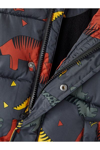 name ıt Name It Hooded Anthracite Boy's Puffer Coat 13218508