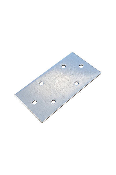 flores Πλάκα ευθείας σύνδεσης, BAS, 50 x 96 x 2 mm, 10 τεμάχια / σετ