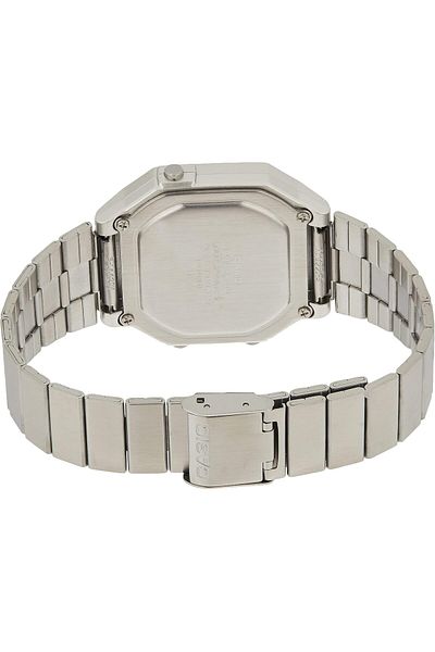 Casio Unisex Watch - B650WD-1ADF Grey Dial, Silver Band