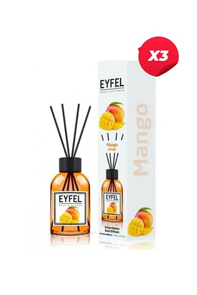Eyfel Mango room air freshener with sticks, 120ml X3