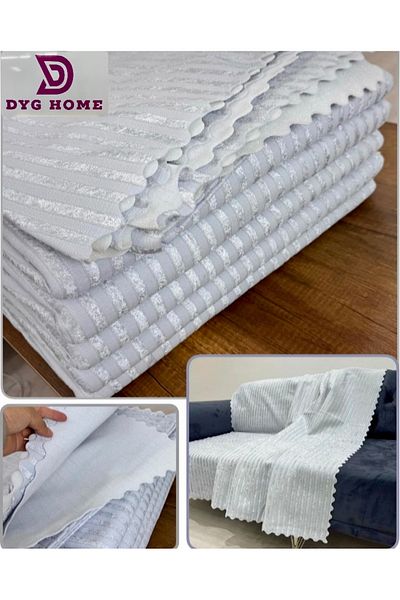 dyg home Sponge Sofa Bed Cover Velvet Seat Case Couch Cover Non-Slip Base