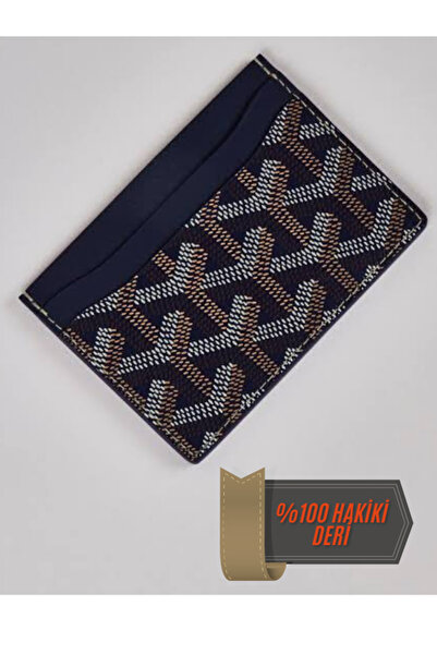 Doze Siyah Hakiki Deri Kartlık