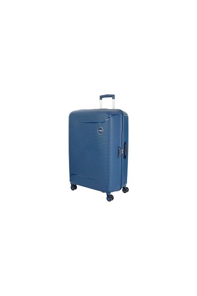 American Tourister MAXPLUS 55CM Cabin Size Luggage TSA NAVY BLUE