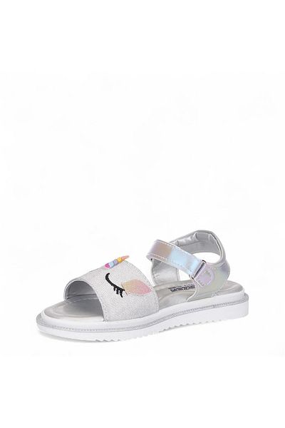 NS Little Girl's Orthopedic Sole Unicorn Sandals, Luminous Anti-Slip Sole Children's Sandals