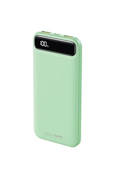 REDz Accessories Remax Rpp-520 Battery, 10,000mah, Multiple Charging, Pd Qc 20w, Led Display, Green