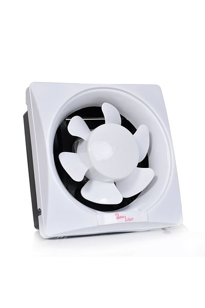 Happy Light 12 Inch 42W Plastic Wall Mounted Exhaust Fan for Kitchens and Bathrooms