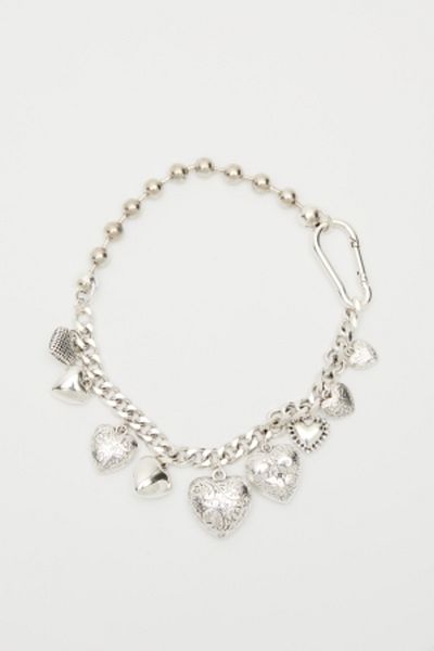 Manuka Heart Charmli Chain Necklace Silver