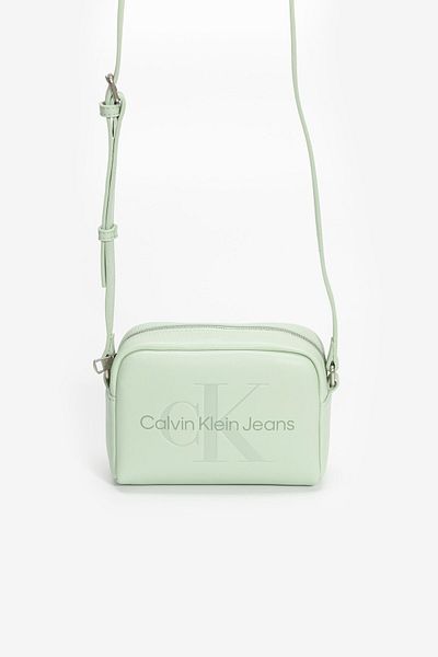 Calvin Klein Striped Sculpted Camera Bag - Cross Strap