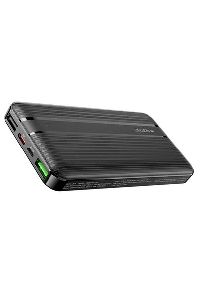 REDz Accessories External Battery, Fast Charging, 10000 Mah, 20w, Original Borofone, Bj9, Black