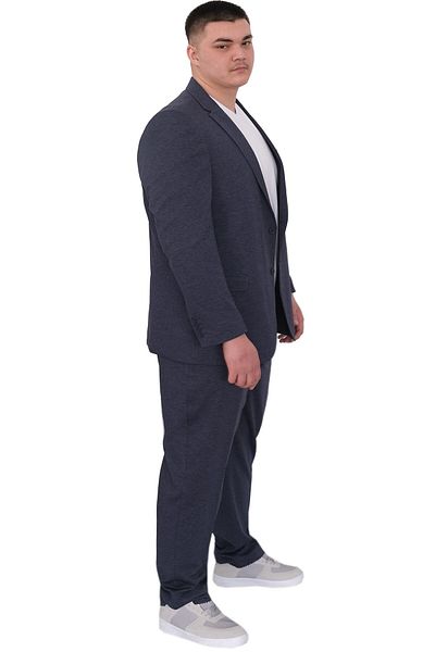 ModeXL Mode XL Large Size Men's Suit Tintin Basic All 24020 Indigo