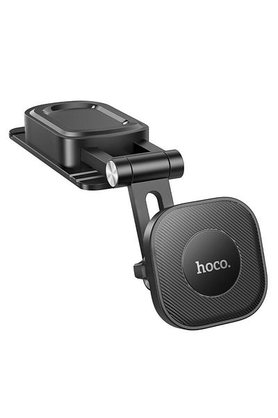 REDz Accessories Suport auto magnetic, Hoco H4, montare parbriz/bord, reglabil, rotativ, negru