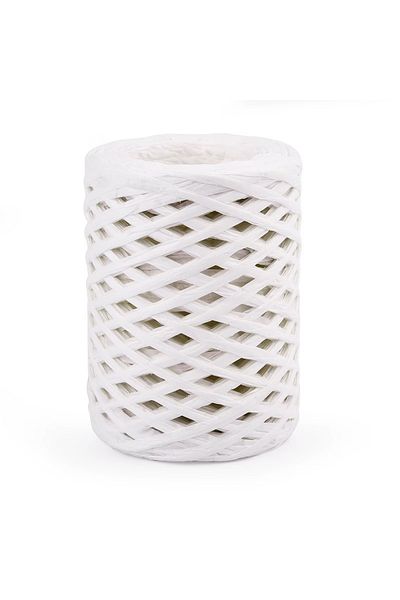 HOBİ Raffia Rope Hat Bag Paper Packing Rope 100 Gr 100 m Raffia Natural Paper Rope