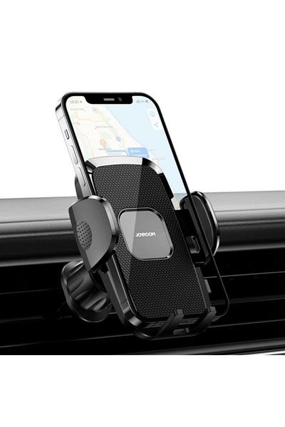 REDz Accessories Suport auto rotativ, Joyroom JR-ZS259, Grilă de ventilație, Protecție din silicon, Negru