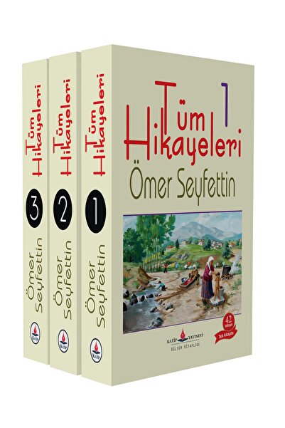 Katip Yayınevi Kültür Kitaplığı Ömer Seyfettin Tüm hikayeleri (3 Cilt - Tam M...