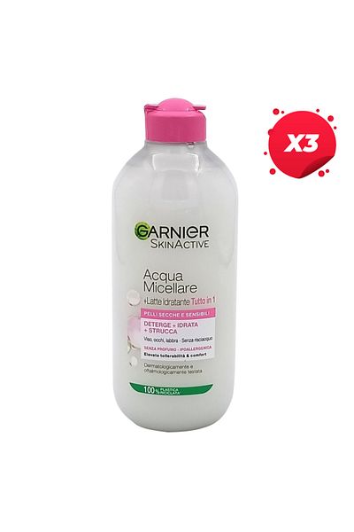 Garnier X3-GARNIER APA MICELARA 400ML LAPTE HIDRATANT