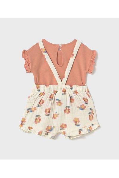 MAYORAL Newborn Romper and T-Shirt Set