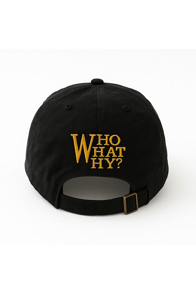 NO BRAND Luxury Vintage W Logo Black Unisex Hat – Adjustable Denim Model-Aged Detail