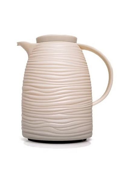 Ba&Sh Basra Beige Wavy Tea and Coffee Thermos 1L