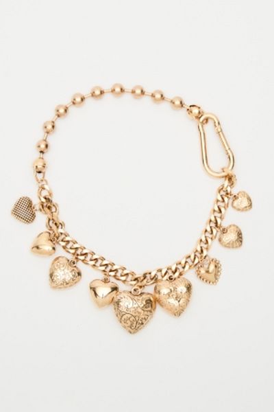 Manuka Heart Charmli Chain Necklace Gold