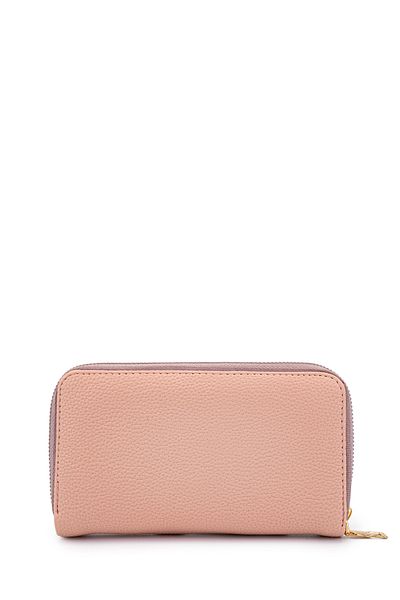 minebag Faux Leather Women's Wallet Powder Mn103