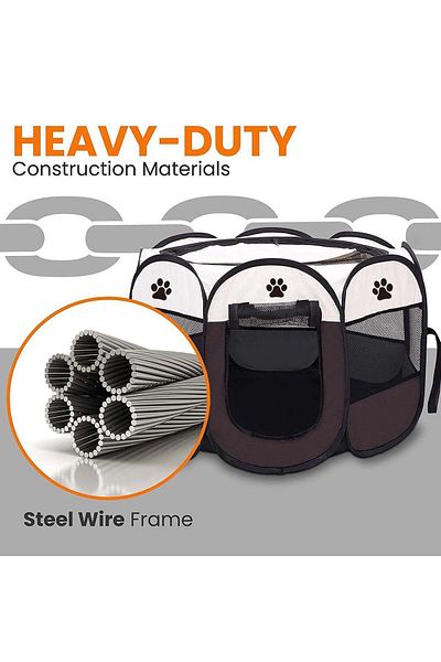 fulina Multifunctional portable pet fence,Oxford cloth,lightweight and durable,foldable and easy to store
