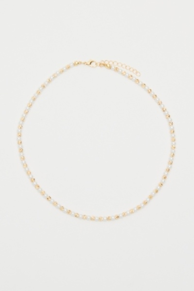 Manuka PARILTI İNCİ KOLYE GOLD