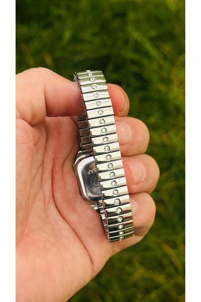 pullmarkt Taşlı Elegant Serisi - Komple Kordon Taş Dizili - Minimal Retro Kadın Kol Saati
