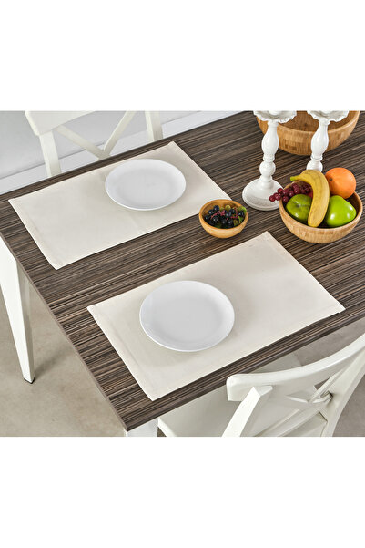 ASDİVA Прямокутна серветка з льону, американська сервіровка, 30x50