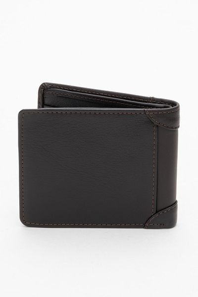 Grande Gd 1747 Real Leather Men's Wallet Brown