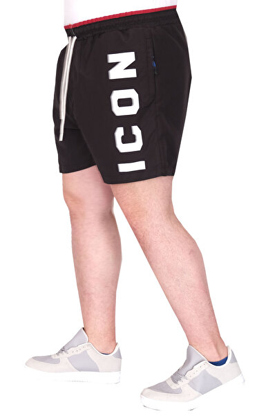 ModeXL Mode XL Large Size Men's Swim Shorts Icon U25402 Black